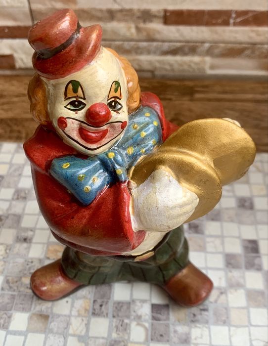 Винтидж керамична касичка клоун