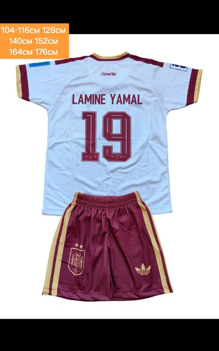 LAMINE YAMAL 19 детско юношески футболни екипи SPAIN  НОВО 2026-27 година