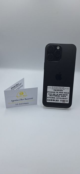 IPhone 16 Pro Max 256 GB 98% Baterie #50320
