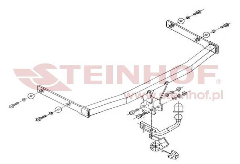Carlig remorcare Seat Ibiza 3+5 usi + KIT electric 13 pini - cu 8 fire