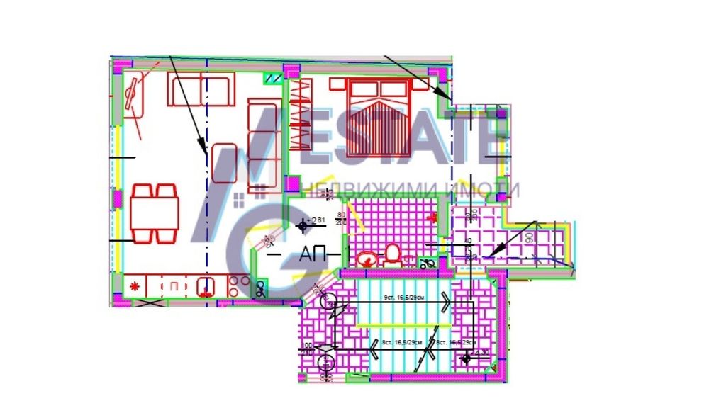 Двустаен Апартамент В Жк. Възраждане, Гр. Бургас