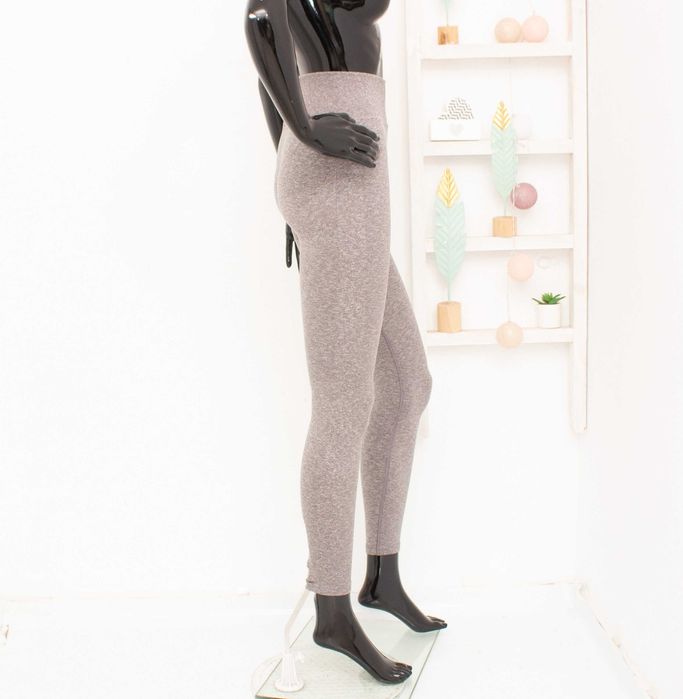 Gymshark оригинален дамски клин висока талия сив безшевен за фитнес XS