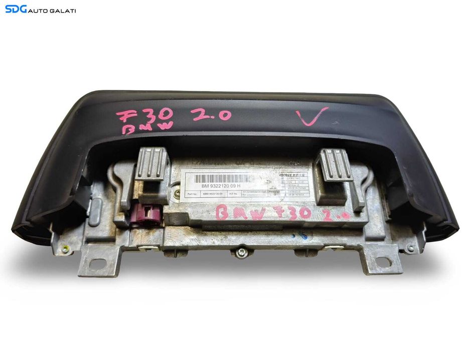 Display Ecran Navigatie Mica BMW Seria 3 F30 F31 F32 F33 F34 F35 2011 - 2019 Cod 9322120 [LS0654]