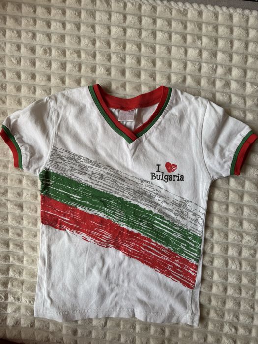 Детска тениска Аз обичам България 116 размер