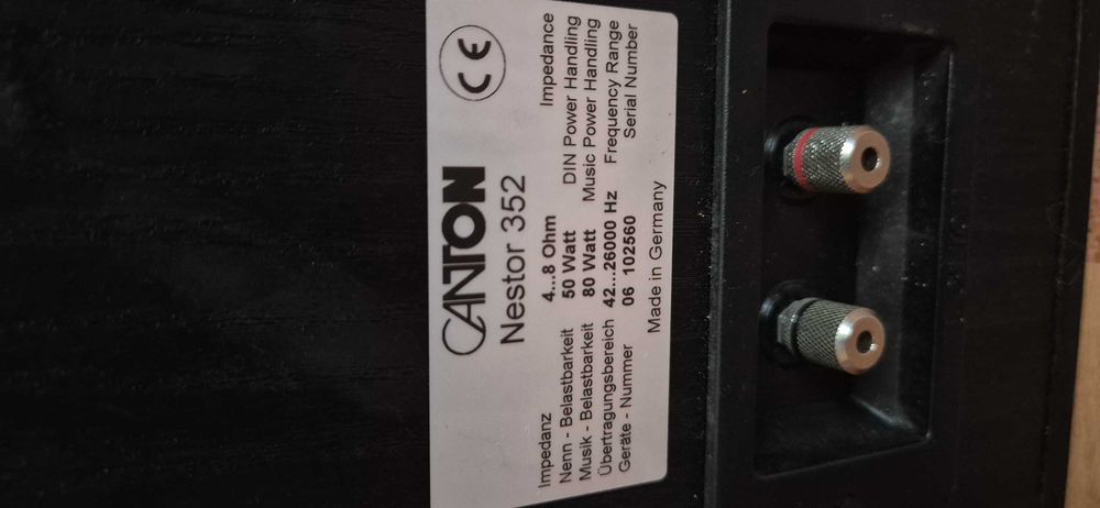 boxe HI FI Canton Nestor 352 80W Made in Germany