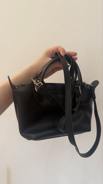 Сумка longchamp в черном цвете