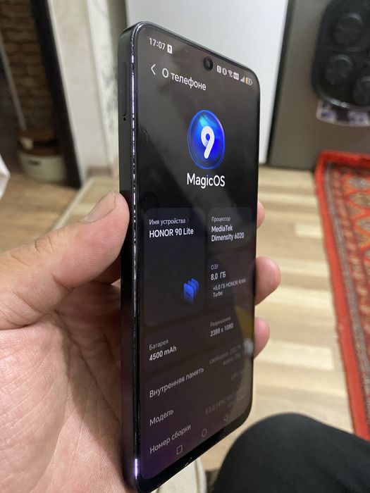 Honor 90 lite 8/256gb