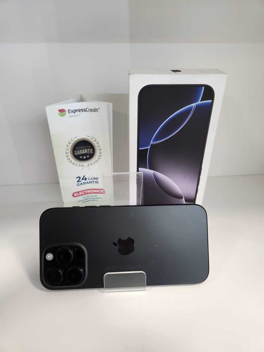 Iphone 16 Pro Max 256Gb 100% SB (Ag8 Tudor1/B74320.2) Garantie 2 Ani!