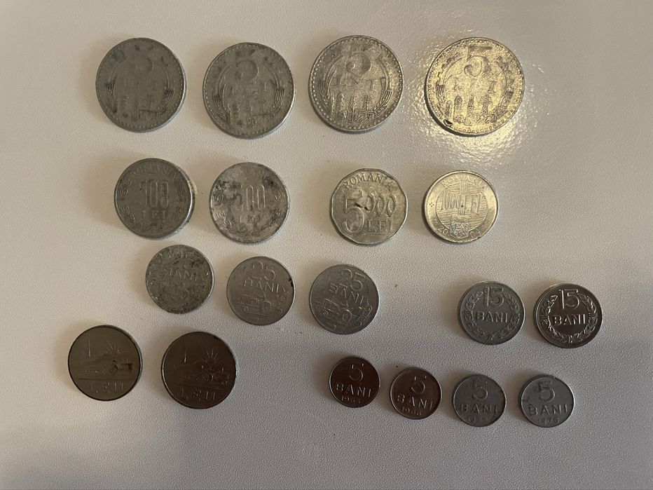 20 de monede românești