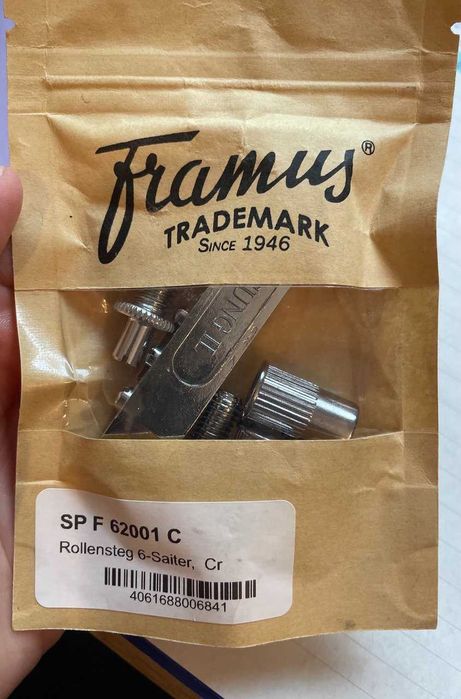 Framus ролков бридж за електрическа китара – 6 струни, SP F 62001 C