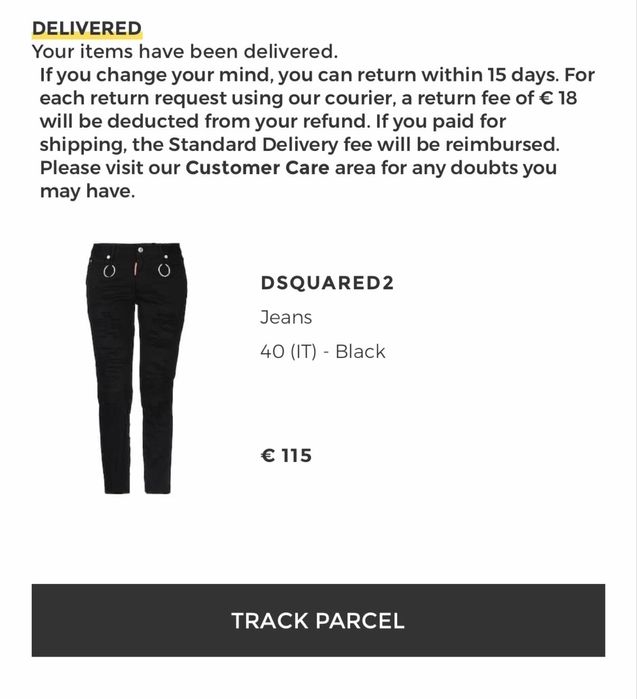 Blugi originali Dsquared