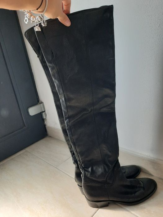 Cizme peste genunchi - piele naturala!