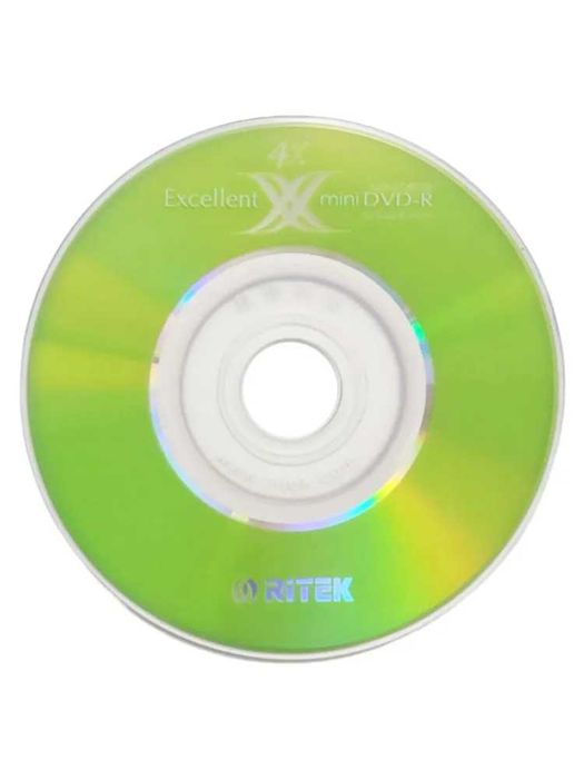 Диск mini DVD-R, диаметр 8 см, Болванка 1.4GB, 4x.printable