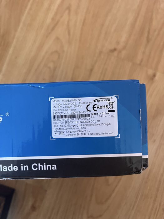 Соларен контролер  EPEVER Tracer3210AN G3 MPPT 30A