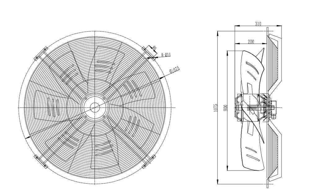 Вентилятор для драйкулера