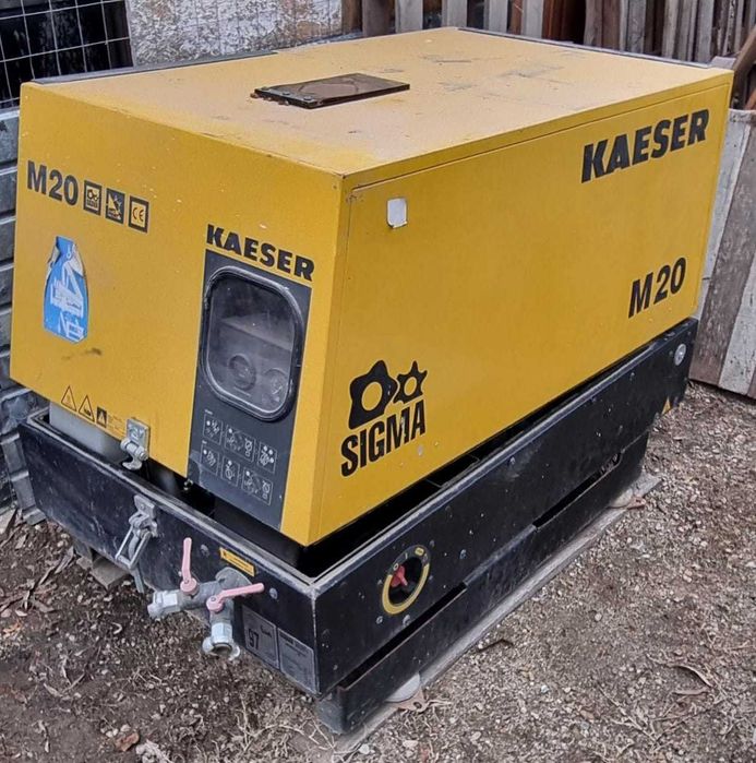 Kaeser M20 + Ciocan pneumatic Kaeser AH160V – Set profesional de demolare