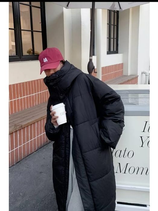 Модная оверсайз куртка зимняя