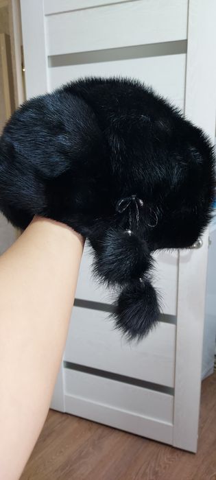 Береты норковые зима