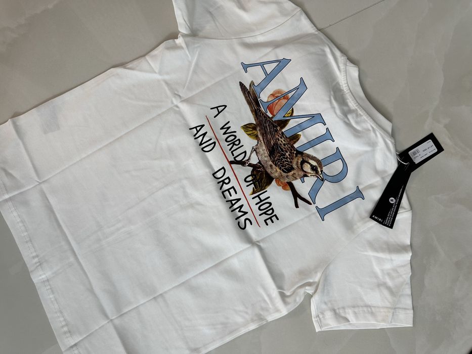 Tricou Amiri ai offwhite