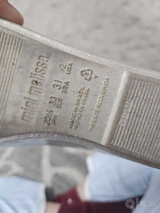 Туфли Mini melissa. С запахом жвачки