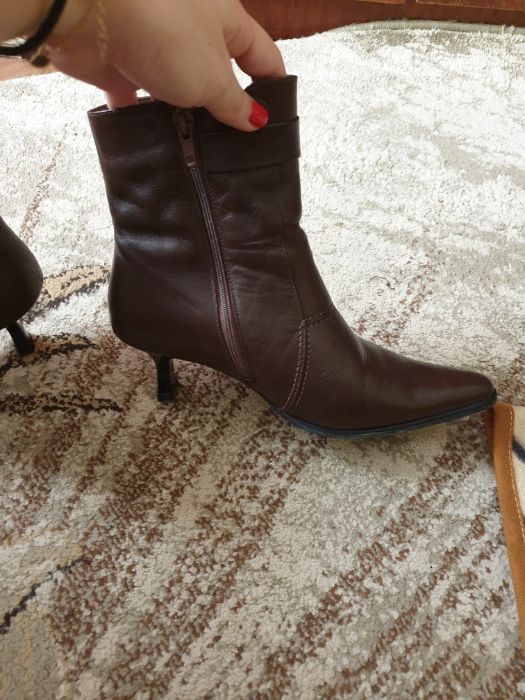 Botine piele naturala