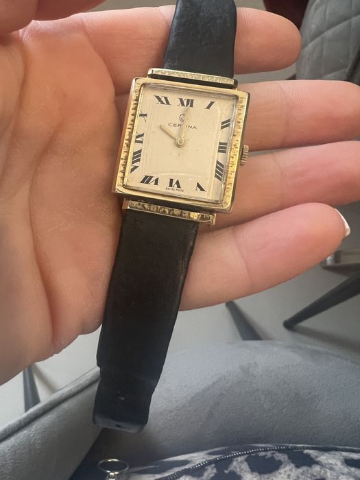 ceas mecanic certina din aur