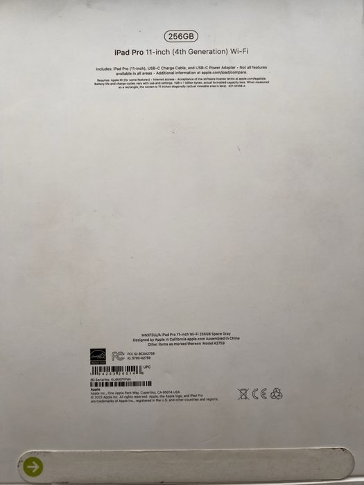 Новый iPad Pro 11 (2022) wifi / Yangi iPad Pro 11 (2022) wifi