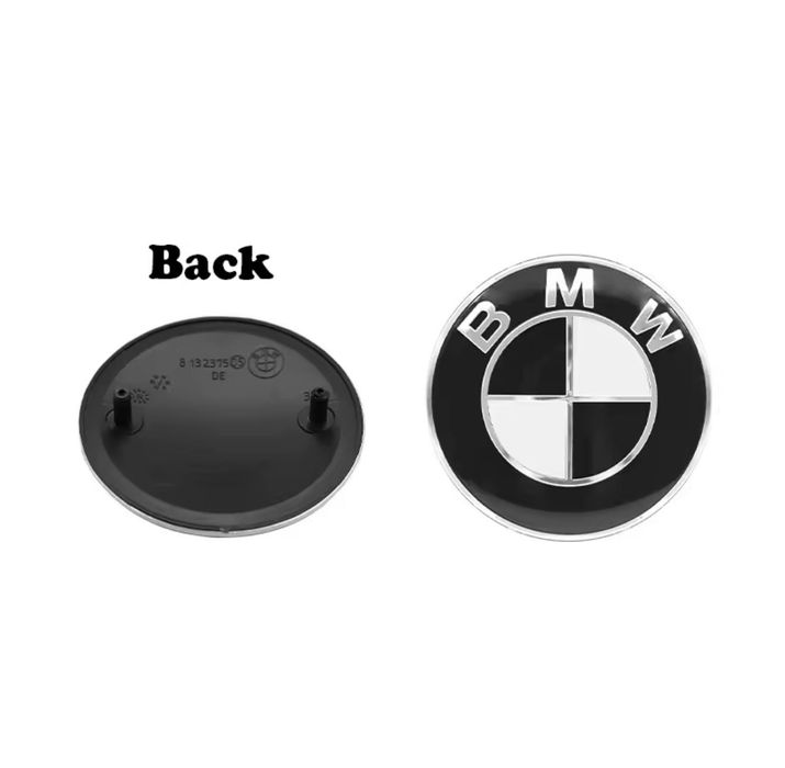 Embleme față spate capota portbagaj BMW 74mm 82mm E60 E90 F01 F10 F30 F36 F15 F16 G05 G20 G30 G11 G12