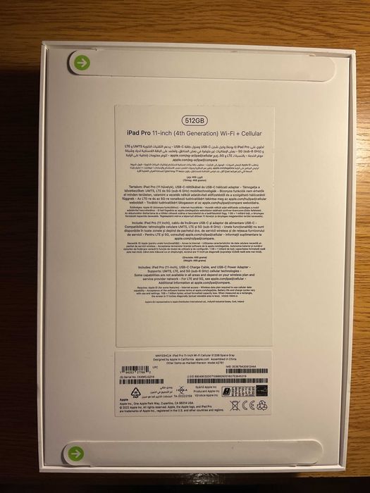 Таблет Apple - iPad Pro 4, 11'', 512GB, Space Grey