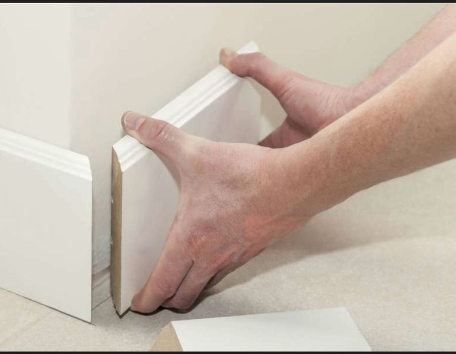 Плинтус МДФ. ПОЛИМЕР  установка