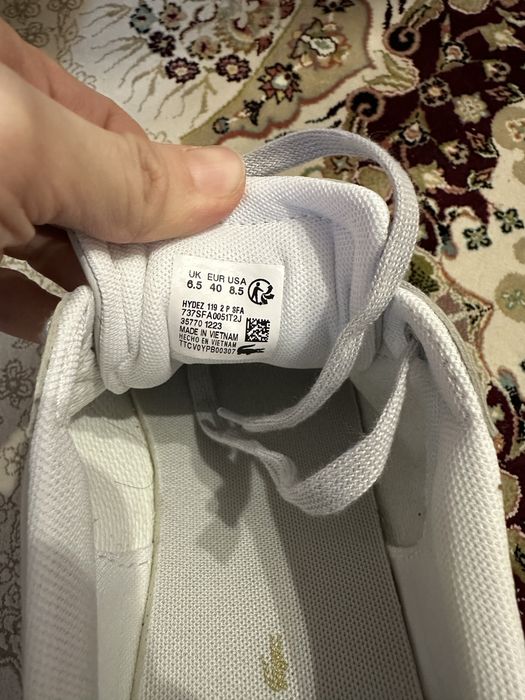 Продам кеды lacoste оригинал