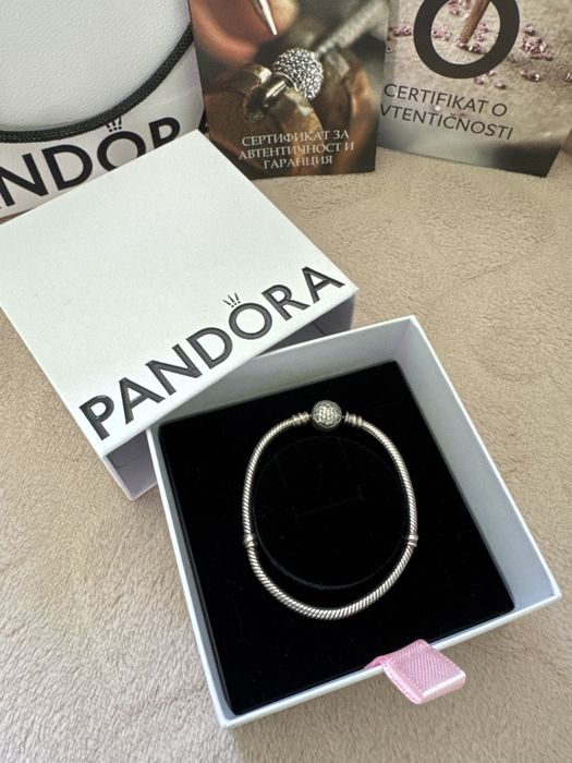 Оригинална сребърна гривна Pandora Moments – 925 сребро