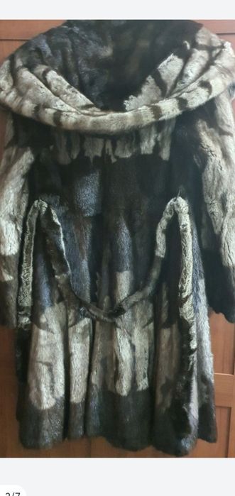 Норковая шуба очень теплая