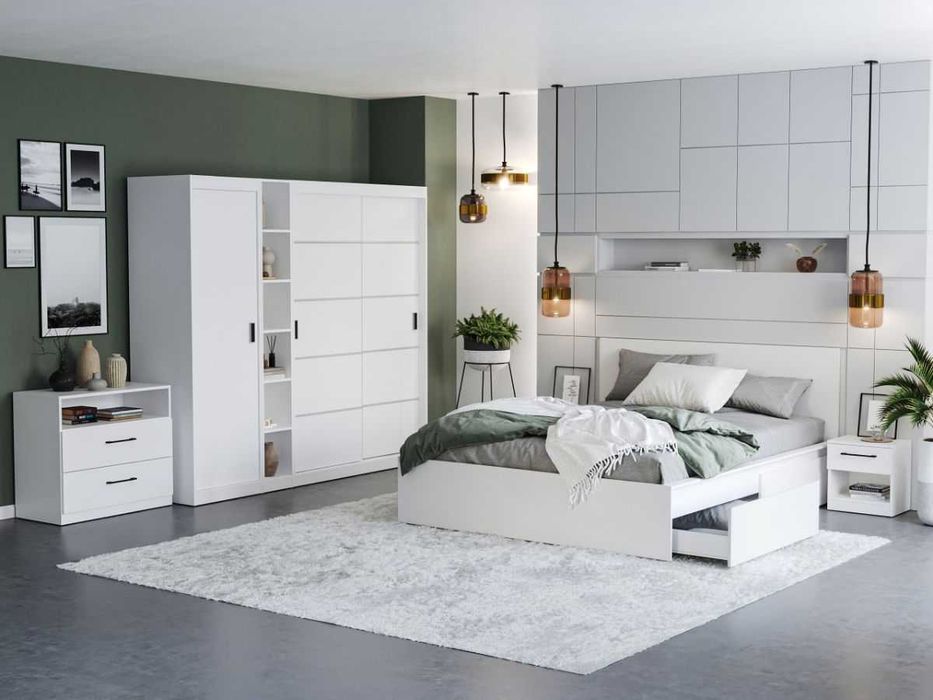 Dulap Nordis 210 usi albe - Transport Gratuit in 4-10 zile