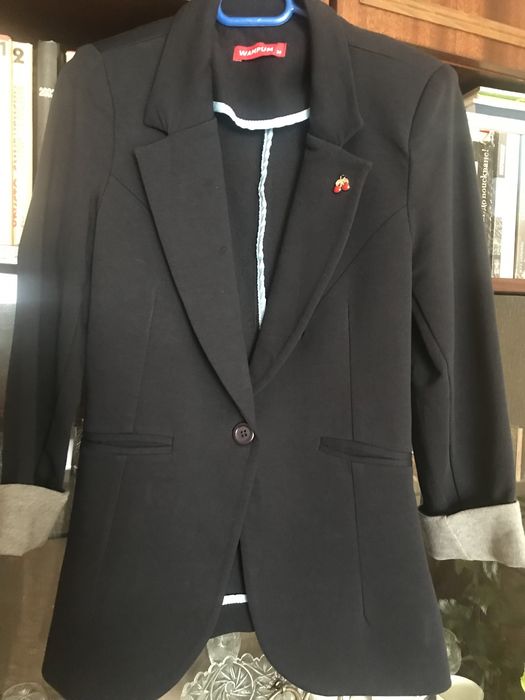 Тъмно синьо сако р-р 36