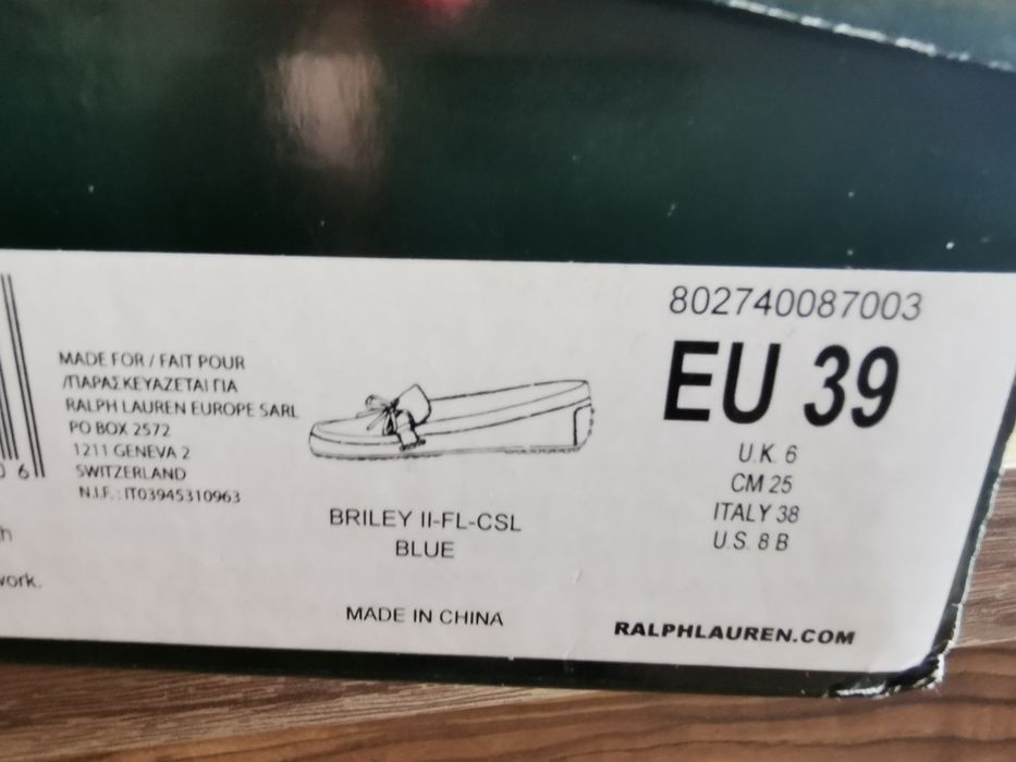 Мокасини на Ralph Lauren