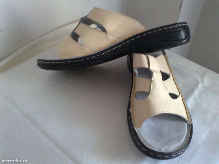 papuci crem,41