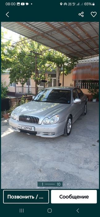 Hyundai sonata зайчик 2002й