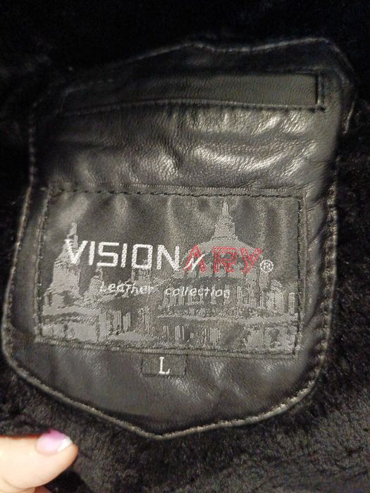 Продам кожаная дублёнка Турция