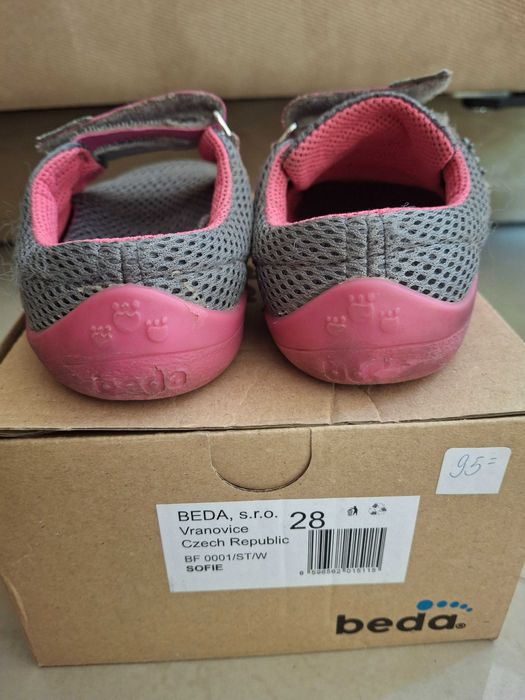 детски боси обувки Беда меш/ Beda Mesh 27 28 номер / Wildling Vigor golden yellow 26 / Barefoot shoes