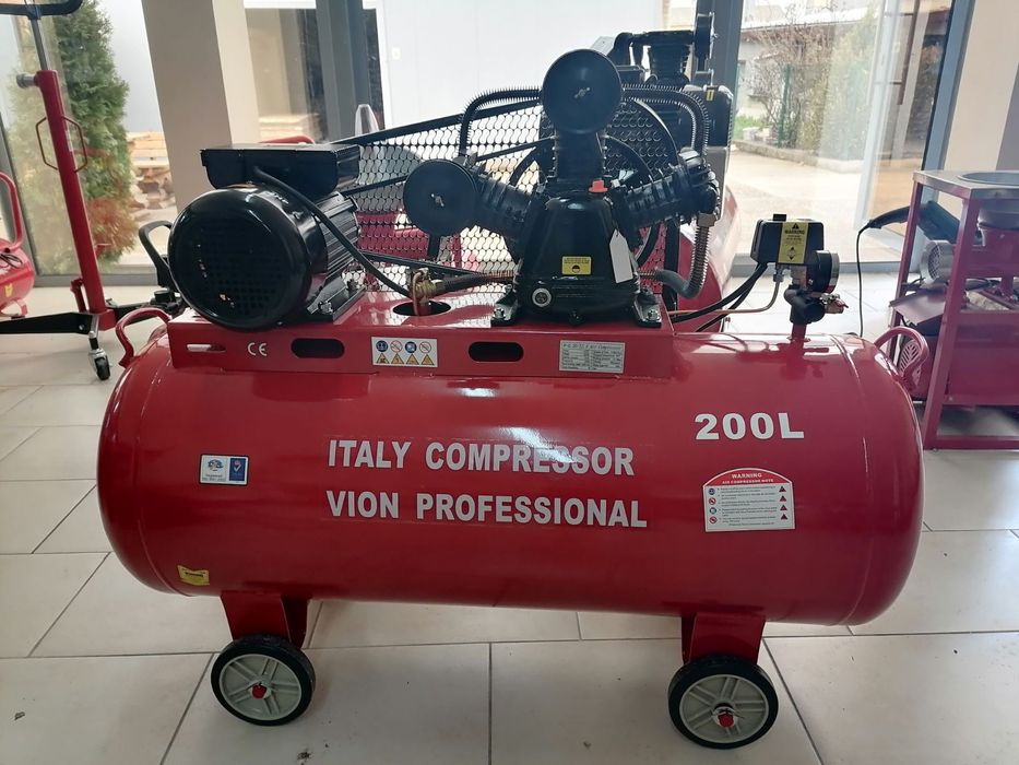 Компресор за въздух НОВ 200 литра 230V/50Hz