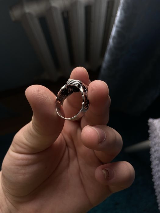 Кольцо из чистого серебра