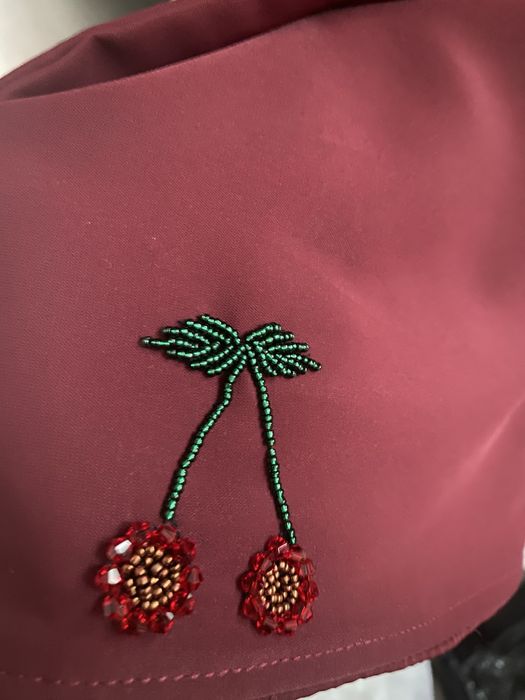 Bordo rangli nafis dubay abayasi