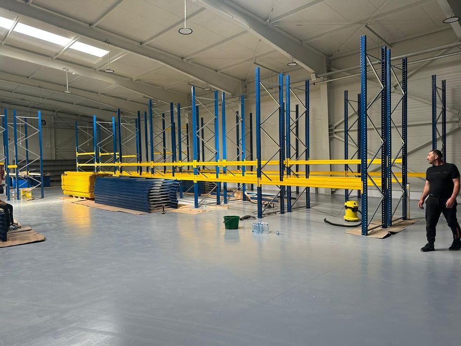 Rafturi industriale noi pentru paleti