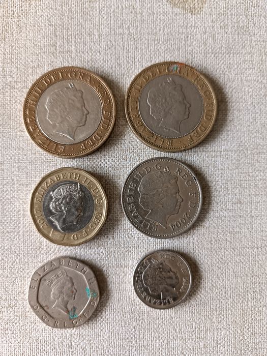 Монети обединено кралство Англия