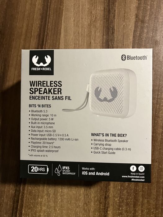 Fresh ‘n Rebel Bluetooth Speaker – 20 часа музика без прекъсване!