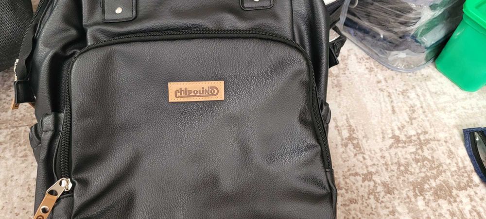 Кожена раница за количка Chipolino