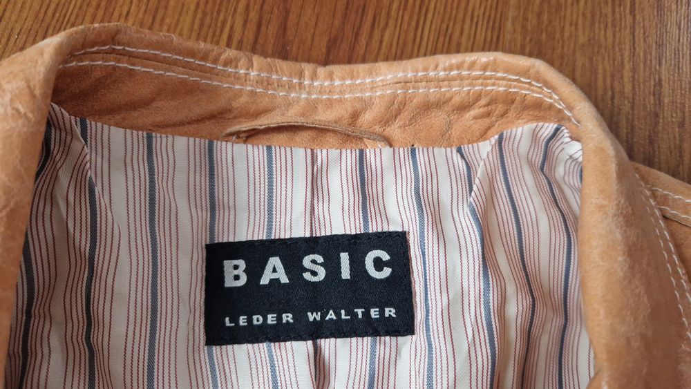 Пиджак кожаный винтаж