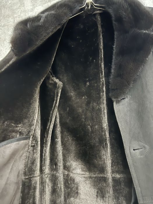 Дубленка мужская коричневая