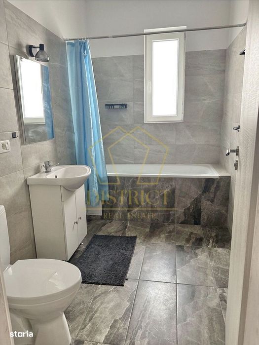 Apartament cu 2 camere mobilat, la etaj intermediar in Giroc la asfalt